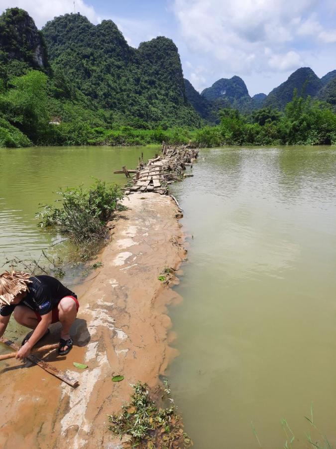 Homestay Gioc Rung Trung Khanh Exteriör bild